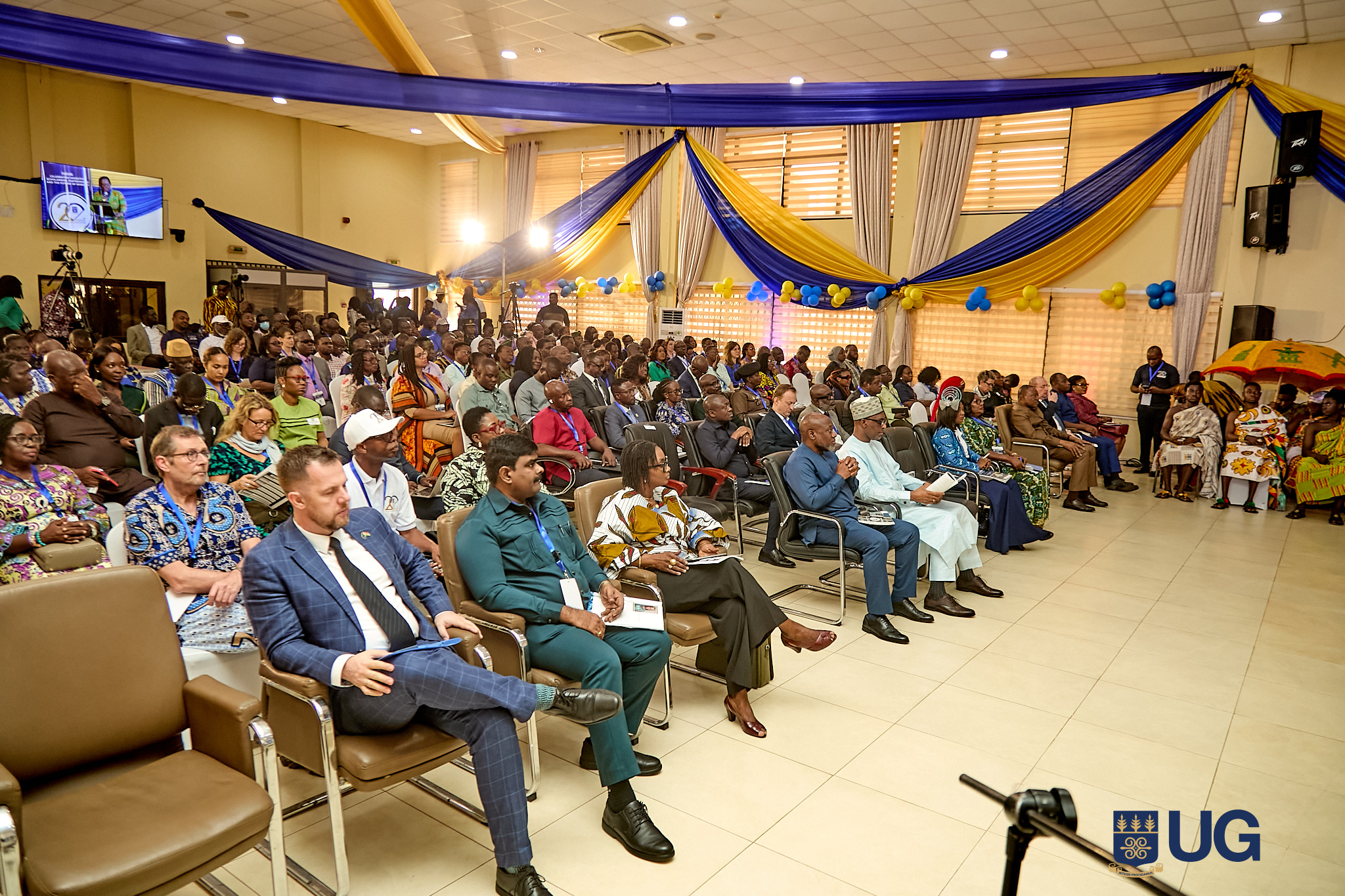 A cross-section of attendees at the event